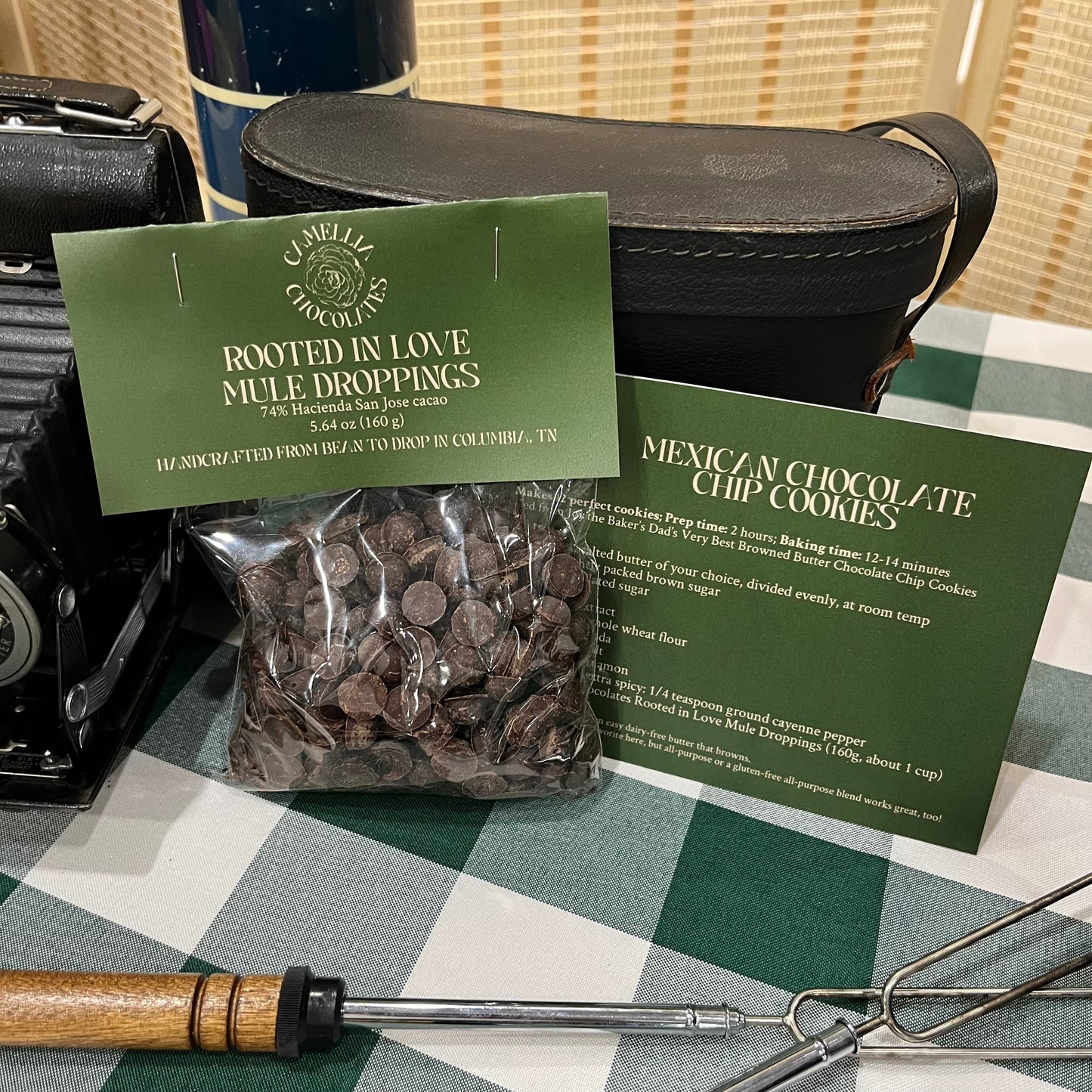 Rooted in Love Mule Droppings | Our Artisan Mexican Chocolate Baking Chips