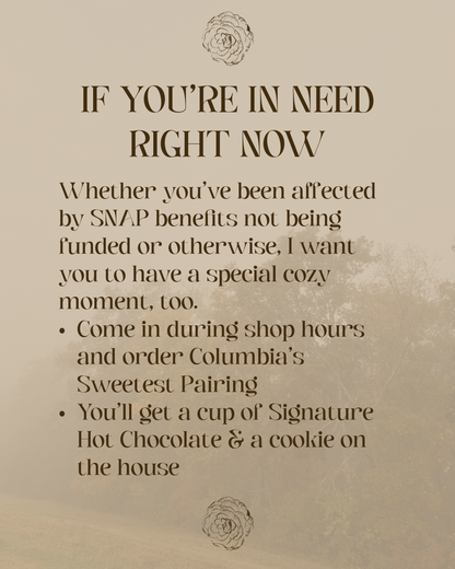 COLUMBIA’S SWEETEST PAIRING | A Gift for Our Neighbors in Need