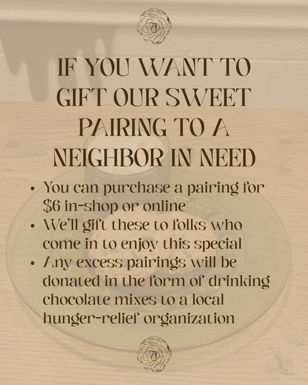 COLUMBIA’S SWEETEST PAIRING | A Gift for Our Neighbors in Need