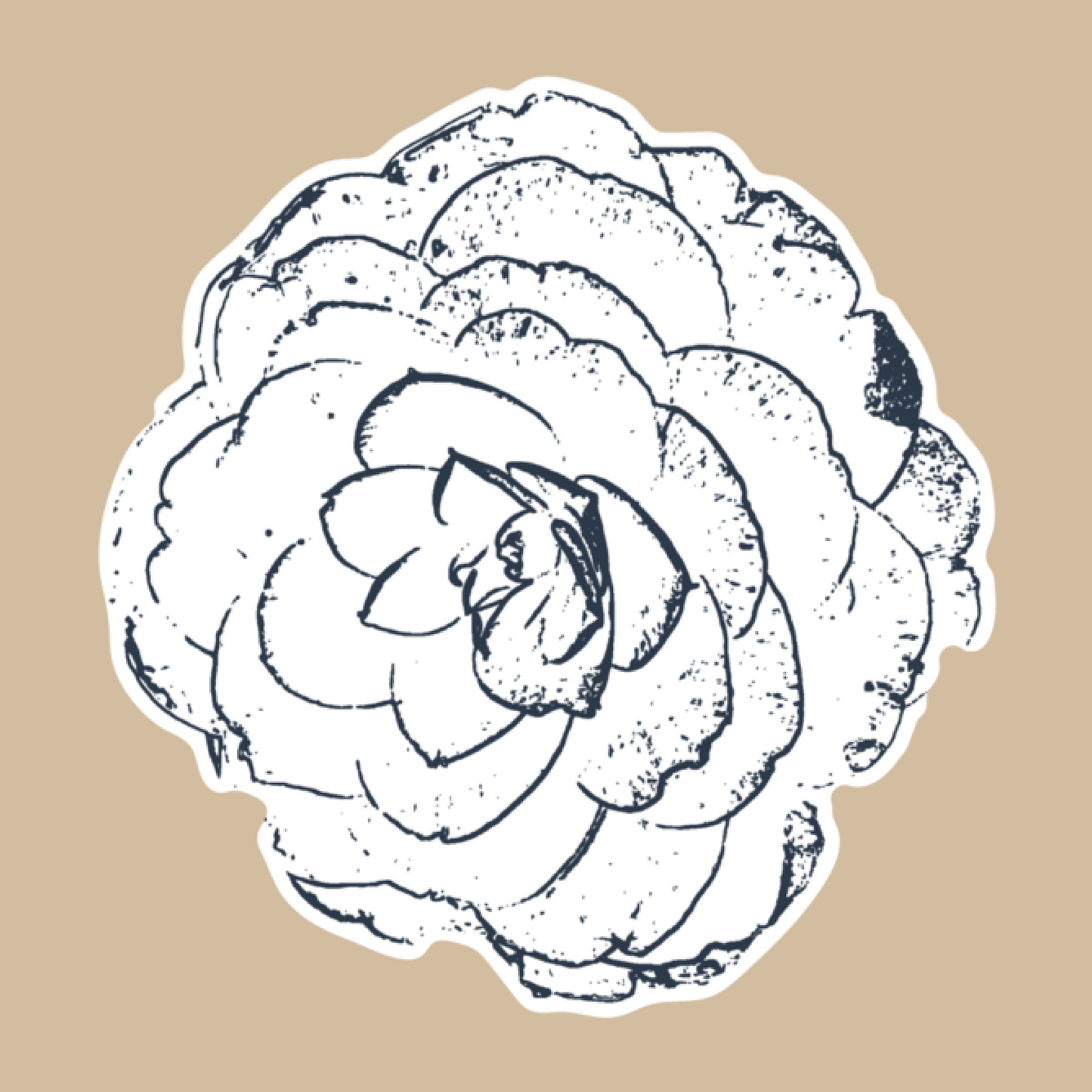 Camellia Temporary Tattoo